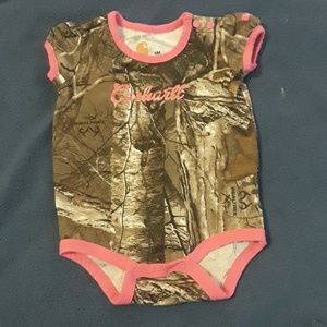 Baby Carhartt hunting outfit